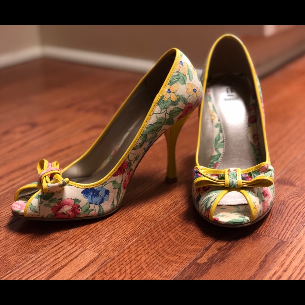 Bakers Brand Floral Print Spring/Summer Heels